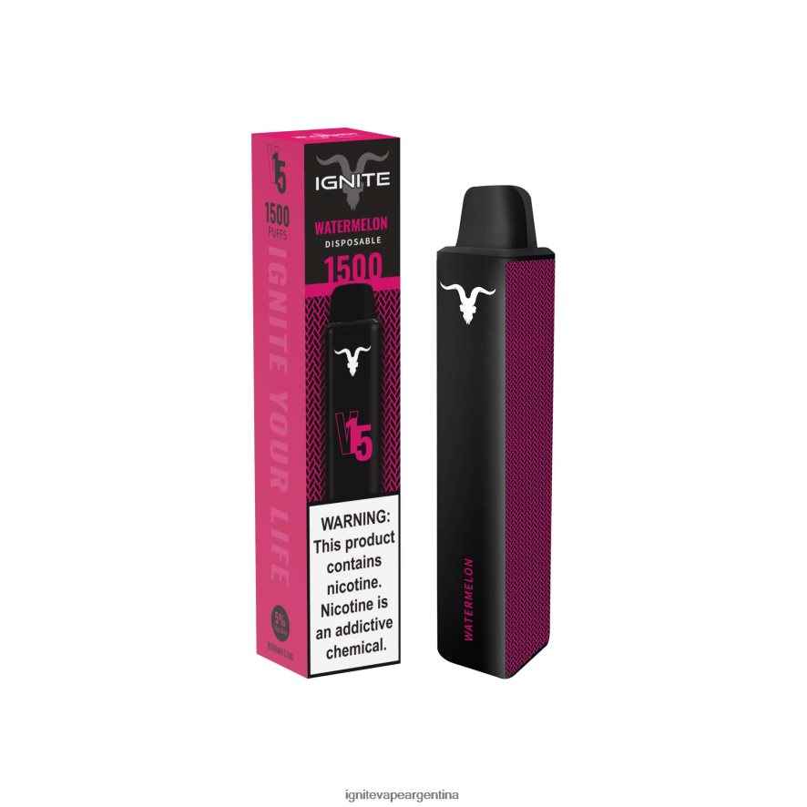 Ignite Pod Sabores Pod - 8NZ28T115 IGNITE V15 pluma vaporizador sandía manzana fresa