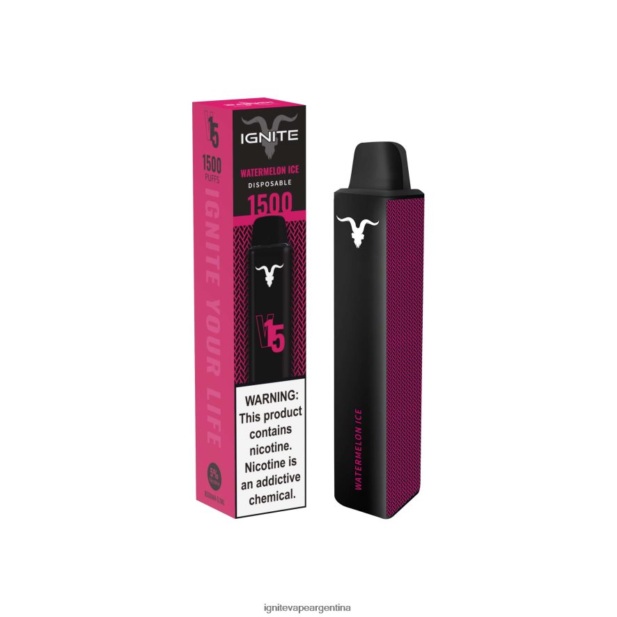 Ignite Pod Sabores Pod - 8NZ28T115 IGNITE V15 pluma vaporizador sandía manzana fresa