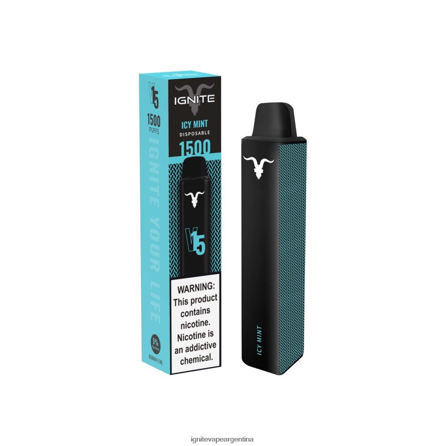 Ignite Vape Pod - 8NZ28T107 IGNITE V15 pluma vaporizador hielo azul