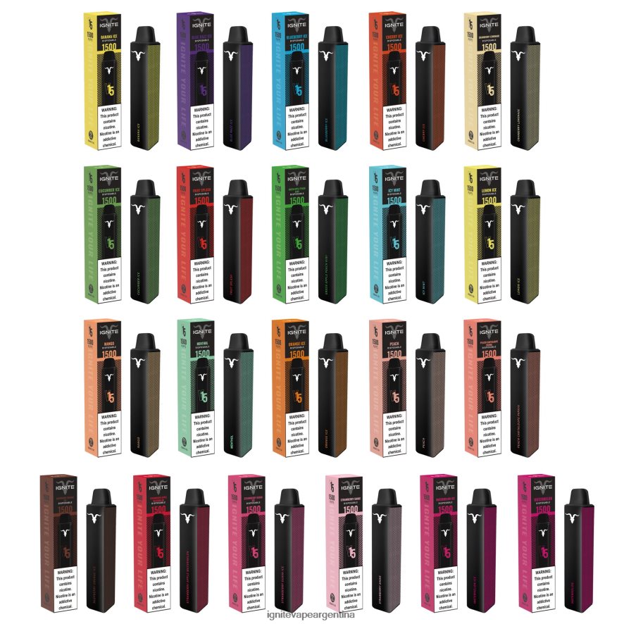 Ignite Vape Precio Argentina - 8NZ28T112 IGNITE V15 pluma vaporizador manzana verde melocotón kiwi