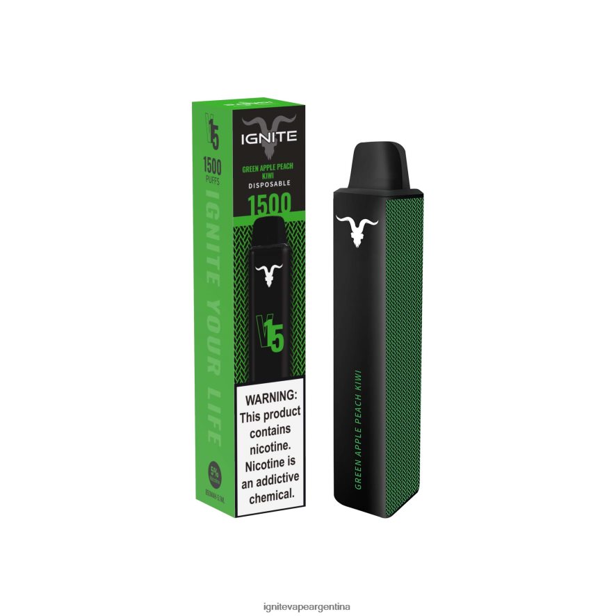 Ignite Vape Precio Argentina - 8NZ28T112 IGNITE V15 pluma vaporizador manzana verde melocotón kiwi