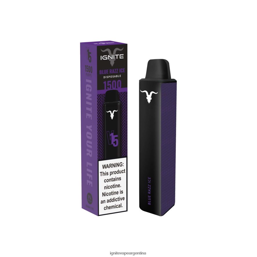 Ignite Vape Precio Argentina - 8NZ28T12 IGNITE V15 pluma vaporizador hielo de plátano