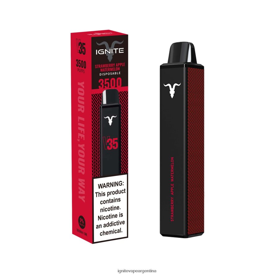 Ignite Vape Argentina - 8NZ28T131 IGNITE V35 pluma vaporizador hielo de frambuesa azul