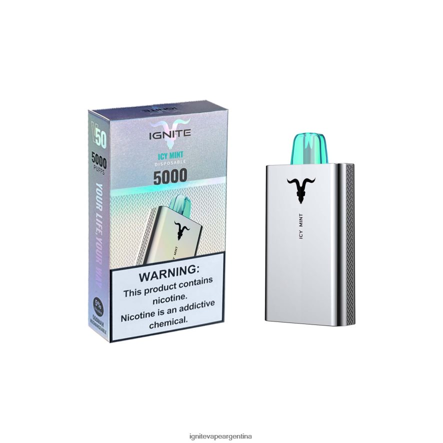 Ignite Pod Sabores Pod - 8NZ28T155 IGNITE V50 pluma vaporizador algodón de azúcar azul