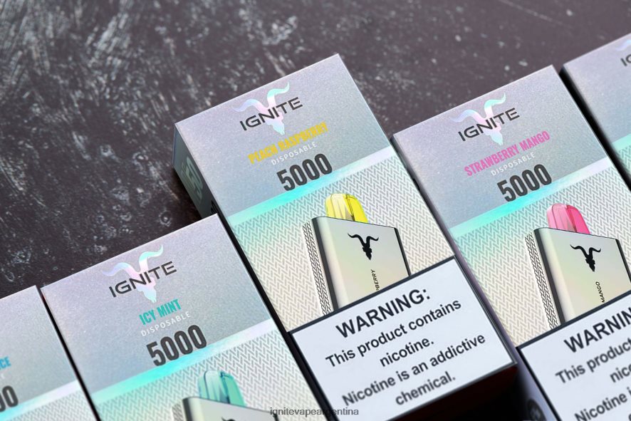 Ignite Vape Precio Argentina - 8NZ28T22 IGNITE V50 paquete de 10 bolígrafos vaporizadores áloe uva