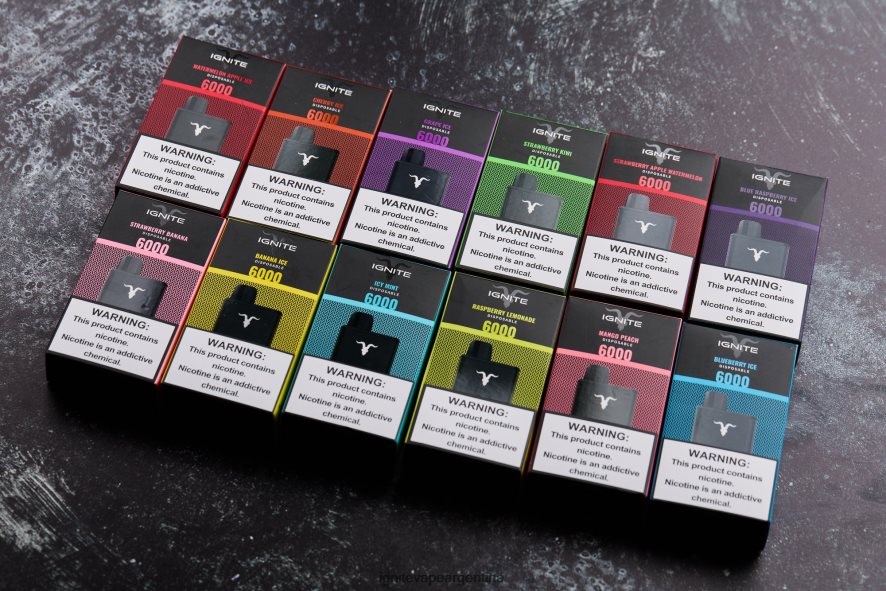 Ignite Comprar - 8NZ28T18 IGNITE V60 paquete de 10 bolígrafos vaporizadores hielo de uva