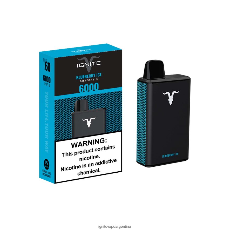 Ignite Sabores - 8NZ28T29 IGNITE V60 pluma vaporizador hielo de arándanos