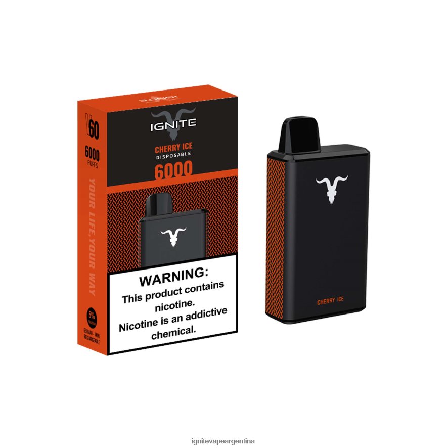 Ignite Sabores - 8NZ28T39 IGNITE V60 pluma vaporizador sandía manzana hielo
