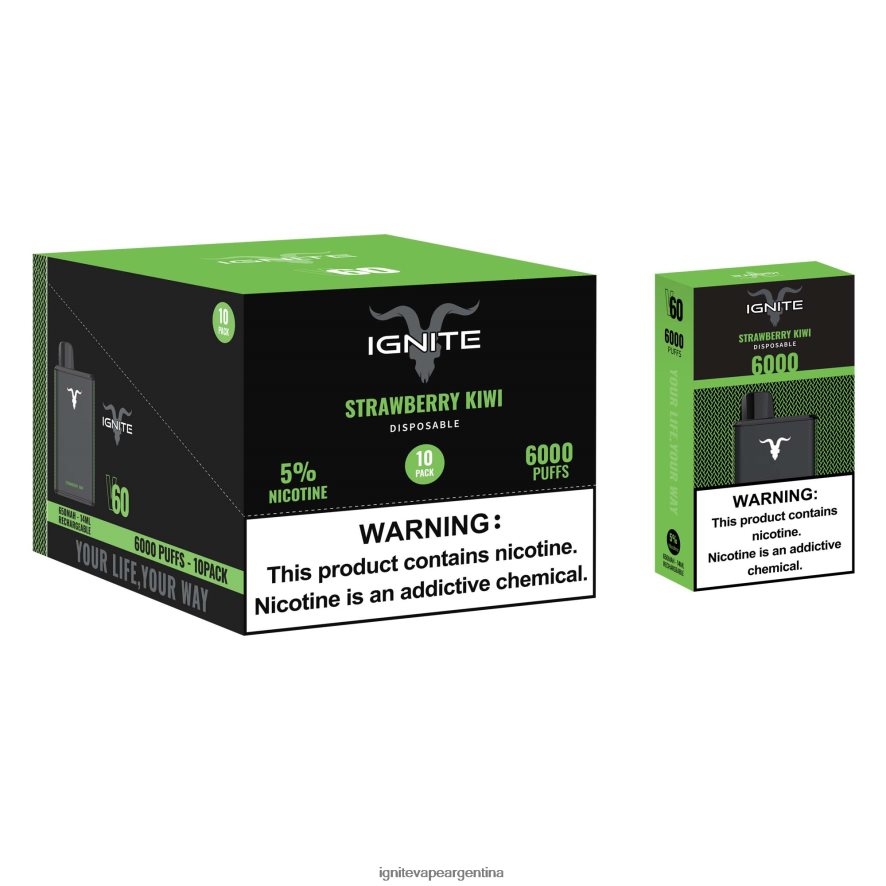 Ignite Vape Buenos Aires - 8NZ28T23 IGNITE V60 paquete de 10 bolígrafos vaporizadores limonada de frambuesa