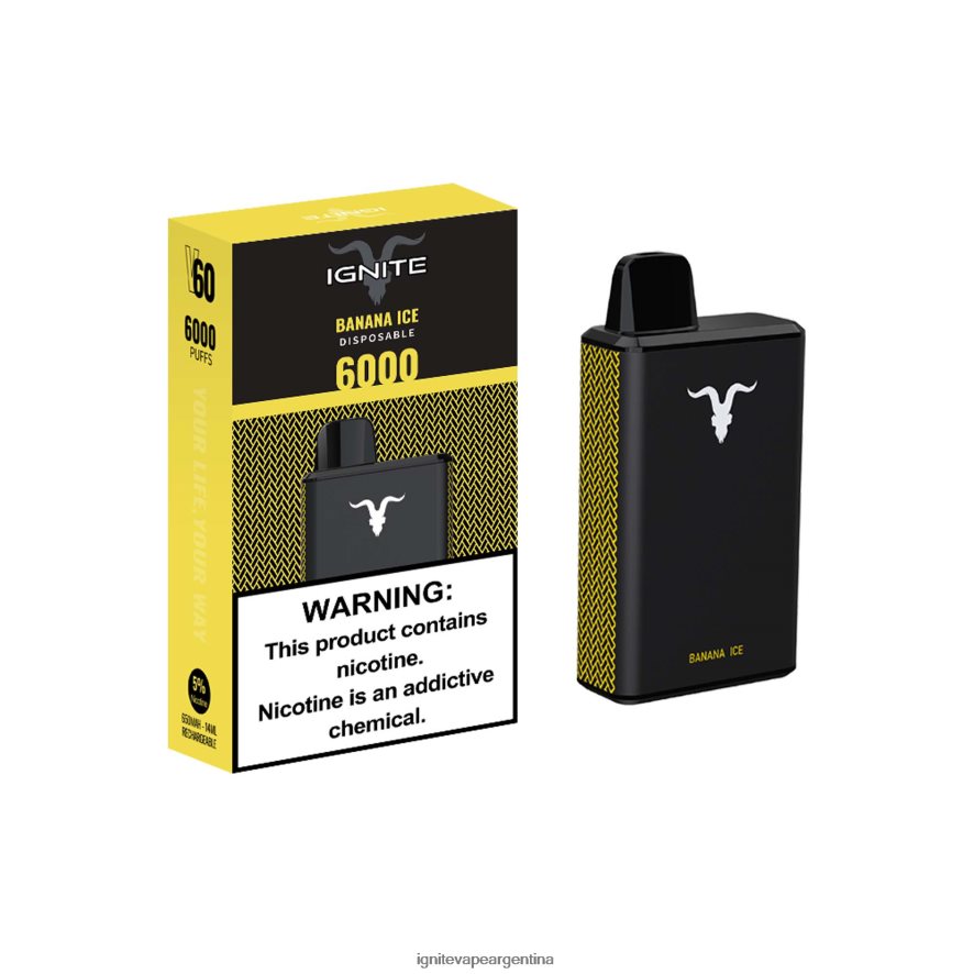 Ignite Vape Precio Argentina - 8NZ28T2 IGNITE V60 pluma vaporizador hielo de plátano