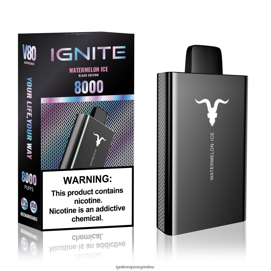 Ignite Pod Sabores Pod - 8NZ28T45 IGNITE V80 pluma vaporizador menta de pomelo